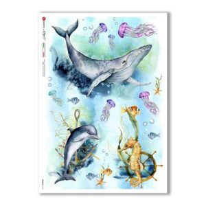 ANIMALS-0164. Animals Rice Paper for decoupage.