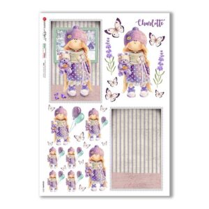 COUNTRY-0070. Country Rice Paper for decoupage.