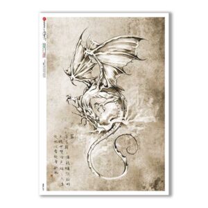 FOLK-0091. Rice Paper ethnic for decoupage.