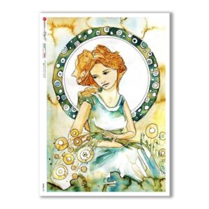 SCENE-0091. Pictorial Rice Paper for decoupage.