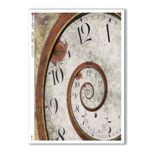 TIME-0024. Watches Rice paper  for the decoupage.