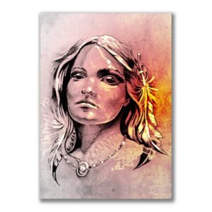 GF-FOLK-002. Rice paper large format