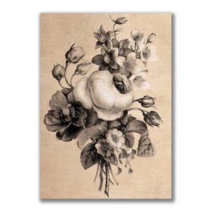 GF-FLOWERS-018. Rice paper large format
