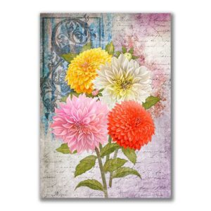 GF-FLOWERS-031. Rice paper large format