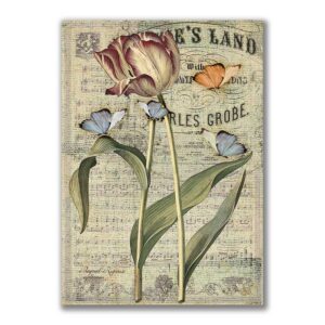 GF-FLOWERS-034. Rice paper large format