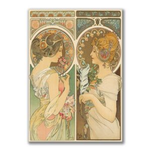 GF-ART NOUVEAU-007. Rice paper large format