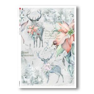 CHRISTMAS-0319. Christmas Rice Paper for decoupage.