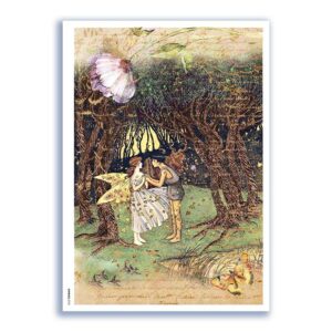 FAIRIES-0084. Rice Paper for decoupage fairies.