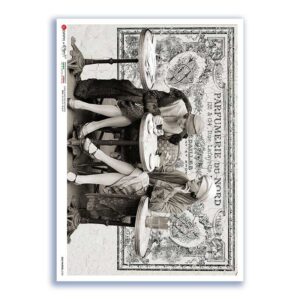 OLD-PHOTOS-0102. Victorian Rice Paper for decoupage.