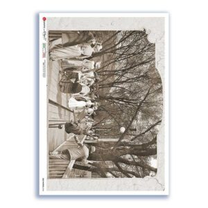 OLD-PHOTOS-0103. Victorian Rice Paper for decoupage.