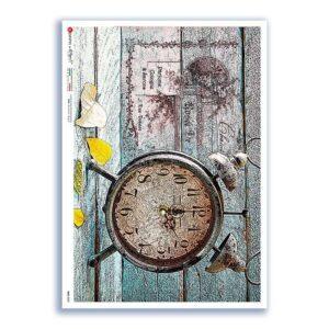 TIME-0029. Watches Rice paper  for the decoupage.