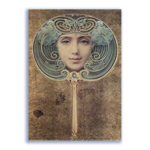 GF-ART NOUVEAU-009. Rice paper large format