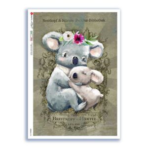 ANIMALS-0185. Animals Rice Paper for decoupage.