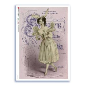 FAIRIES-0090. Rice Paper for decoupage fairies.