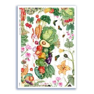 FOOD-0153. Rice Paper food for decoupage.