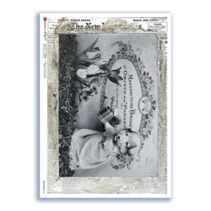 OLD-PHOTOS-0107. Victorian Rice Paper for decoupage.
