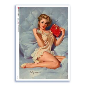 PINUP-0036. Pin-Up Rice Paper for decoupage.