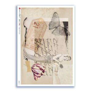 SCENE-0123. Pictorial Rice Paper for decoupage.