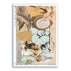 SCENE-0124. Pictorial Rice Paper for decoupage.