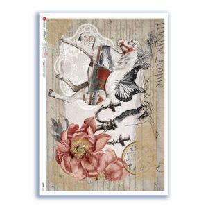 SCENE-0125. Pictorial Rice Paper for decoupage.