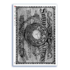 TIME-0033. Watches Rice paper for the decoupage.