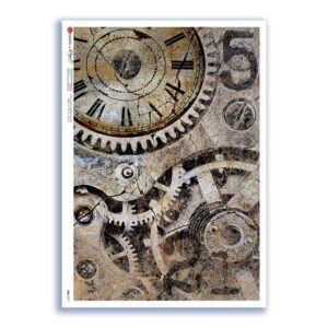 TIME-0037. Watches Rice paper for the decoupage.