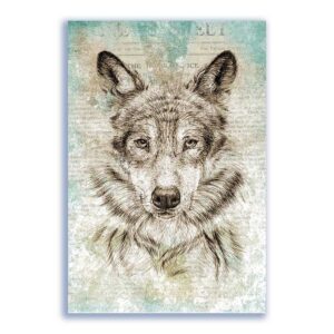GF-ANIMALI-038. Rice paper large format