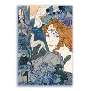 GF-ART NOUVEAU-012. Rice paper large format