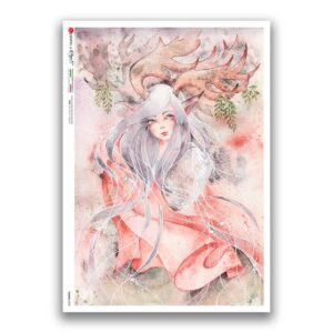 FAIRIES-0098. Rice Paper for decoupage fairies.
