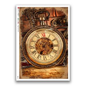 TIME-0041. Watches Rice paper for the decoupage.