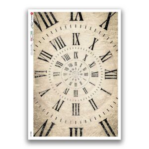 TIME-0043. Watches Rice paper for the decoupage.
