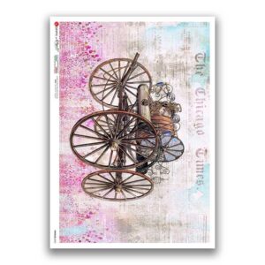 VEHICLES-0062. Vehicles Rice Paper for decoupage.
