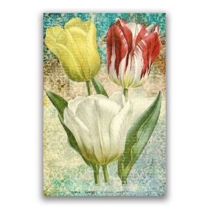 GF-FLOWERS-055. Rice paper large format