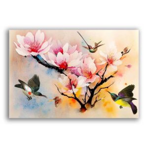 GF-FLOWERS-061. Rice paper large format