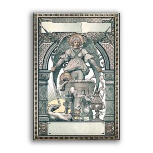 GF-ART NOUVEAU-019. Rice paper large format