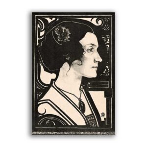 GF-ART NOUVEAU-023. Rice paper large format