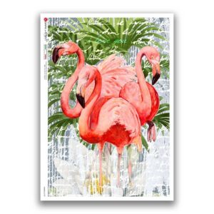 ANIMALS-0199. Animals Rice Paper for decoupage.
