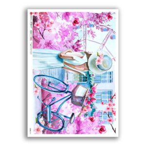 SCENE-0147. Pictorial Rice Paper for decoupage.