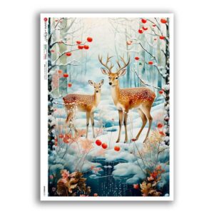 ANIMALS-0211. Animals Rice Paper for decoupage.