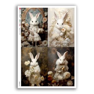 ANIMALS-0228. Animals Rice Paper for decoupage.