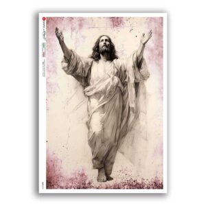 CULT-0174. Holy Rice Paper for decoupage.