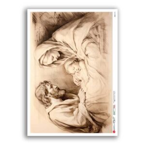 CULT-0175. Holy Rice Paper for decoupage.