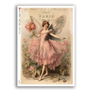 FAIRIES-0099. Rice Paper for decoupage fairies.