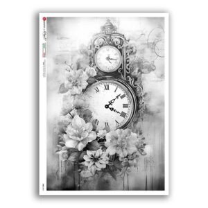 TIME-0045. Watches Rice paper for the decoupage.