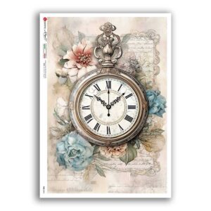 TIME-0046. Watches Rice paper for the decoupage.