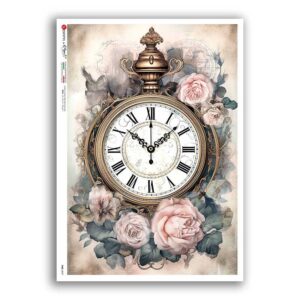TIME-0047. Watches Rice paper for the decoupage.