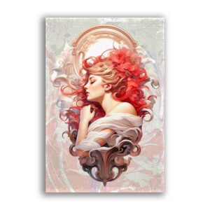 GF-ART NOUVEAU-027. Rice paper large format