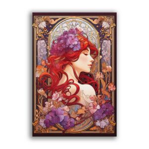 GF-ART NOUVEAU-033. Rice paper large format
