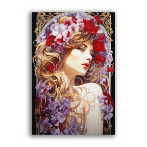 GF-ART NOUVEAU-034. Rice paper large format