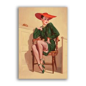 GF-PIN-UP-019. Rice paper large format